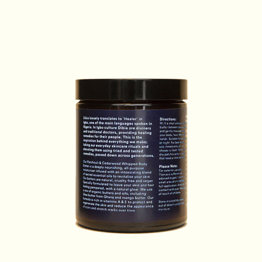 Patchouli & Cedarwood Whipped Body Butter 180ml